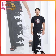 HITAM PUTIH Rabbani ORI Palestinian Rabbani Sarong Black-White Sarong Saho SJ3 Al-Muqiit.Shop
