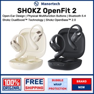 SHOKZ OpenFit 2 T920 | Open-Ear Design Open-Ear Headphones | Wireless Bluetooth Earbuds with Earhook