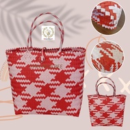 [Trends eMart] FREE TWILLY Finely Handwoven Malaysian Borneo SARAWAK Penan Handmade Tote Bag L Size 