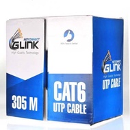 สายแลนCat6 ภายใน INDOOR UTP LAN CABLE CAT6 305เมตร GLink