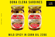 Doña Elena Spanish Sardines in Mild Spicy Corn Oil 228g
