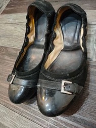 Tod's 豆豆鞋 TODS 正品 二手 黑色  芭蕾舞鞋 平底鞋 37 號