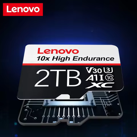Lenovo SD Memory Card 2TB Class10 V60 A2 TF Card 512GB Mini SD Card 128GB High Speed Micro TF SD Car