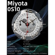 QXJ New Genuine Miyota 0S10 Watch Movement Citizen Date At 3/4 OS10 Original Quartz Mouvement Automa