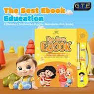Muslim E-book Educational Toys 4 Languages / Muslim Children's Smart Books / Muslim E-books / 4In1 E