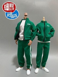 全新現貨 MiNi PLASTIC TOYS 細膠玩具 1:6  SQUID GAME 魷魚遊戲 男裝運動服 ( 全套) 12 寸着衫Figure 專 用 M6479