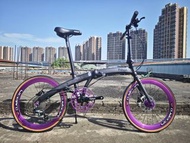 特價 2025 新款 FNHON PD2018 TIAGRA 10速 油剎 20吋 451 平焊鋁合金車架折叠車 送水架前後蛙燈叮叮