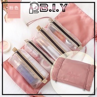 B.I.Y 4-In-1 Makeup Bag Foldable | Travel Cosmetic Pouch | Portable Organizer Bag | Beg Mekap | 化妝包 