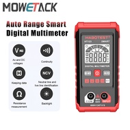 HT123 Smart Mini Digital Multimeter with Auto Range, AC/DC Voltage, Resistance, and Non-Contact Volt