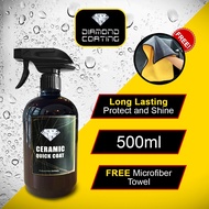 Diamond Coating (500ML Ceramic Quick Coating) Coating Car Quick Coating Spray Coating Ceramic Wax Ca
