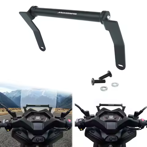Motorcycle Aluminum For SYM Maxsym 400 MAXSYM400 2021 2022 2023 GPS Navigation plate Bracket Phone S