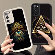 Casing for Samsung A10 A72 M07 F07 J2 M30S J4 J7 J6 A7 M21 Prime Plus Pro 5G Q-55 Angel Eyes