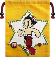 Atom Astro Arm Shantung Drawstring Bag, Approx. H 7.9 x W 6.2 inches (20 x 15.8 cm) ATKN117