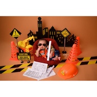 Newborn photo props gotham city & sign system