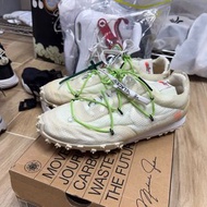 Nike off white waffle racer electric green