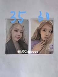 Blackpink小卡 rosé小卡