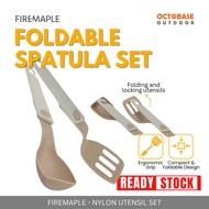 FIREMAPLE - NYLON UTENSIL SET 2PCS COMPACT FOLDABLE COOKWARE KITCHEN OUTDOOR CAMPING PICNIC GLAMPING