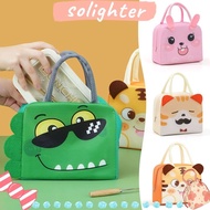 SOLIGHTER Insulated Lunch Box Bags, Thermal Bag  Cloth Cartoon Stereoscopic Lunch Bag, Convenience Lunch Box Accessories Portable Thermal Tote Food Small Cooler Bag