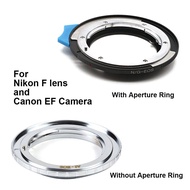 Free when full NIK-EOS For Nikon F Lens - Canon EOS EF Mount Adapter Ring F-EF For Canon EOS EF / EF-S Mount Camera 5D 6D 7D 90D 1000D Etc.