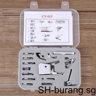 【Buran】 15pc/set Domestic Sewing Machine Snap-On Presser Machine Walking Parts Kit Foot Set Sewing for Brother Singer Babylock