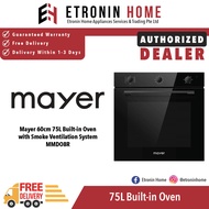 Mayer 60cm 75L Built-in Oven with Smoke Ventilation System MMDO8R