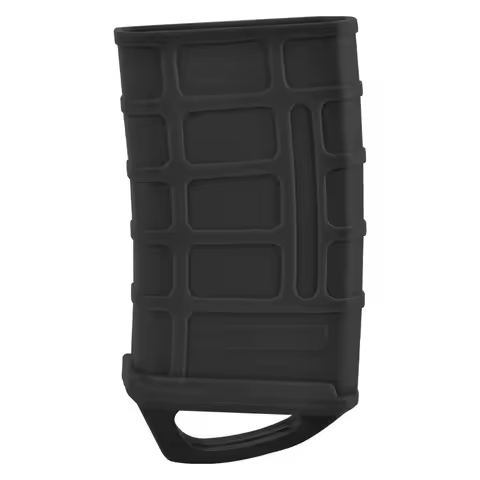 @#Men CS M4 AR15 Rifle Airsoft Magazine Holder Quick Release Rubber Sleeve 5.56 Universal AirSoft HK