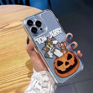 Cute Halloween Tom Jerry Phone Case For Realme GT7 GT7T GT6 GT6T GT5 GT3 240W GT2 GT Neo 7 7X 6 5 SE