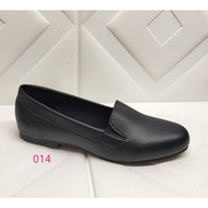 Ladies PVC Flat Formal Shoes / Kasut PVC Formal Perempuan / College Ladies Black Shoes / Kasut Pelaj
