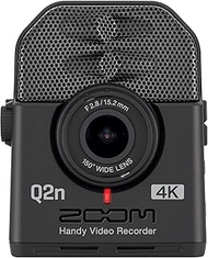 Zoom Q2n-4K Handy Video Recorder, 4K/30P Ultra High Definition Video, Compact Size, Stereo Microphon
