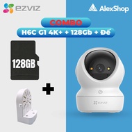 Ezviz H6C G1 Wifi Camera + 128Gb Card + L Stand