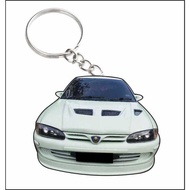 wira white wira putih 2d keychain