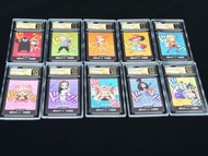 【CGC10 PRISTINE・超PSA10】日本限定 海賊王卡 熊本縣熊本城熊本熊 路飛 luffy One piece卡 don! 路飛索隆娜美喬巴山治羅賓布魯克弗蘭奇甚平cgc金10 一套10款