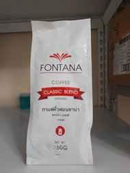 Fontana coffee classic blend ground เมล็ดกาแฟคั่วบดขนาด 250 g.exp 10)24