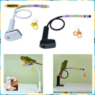 [tdraoylp] Bird Perch Stand, Tabletop Parrot Perch Stand, Lightweight Supplies White