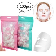 100PCS Moisturizing Compressed Face Cotton Blended Mask Sheet Skin Care