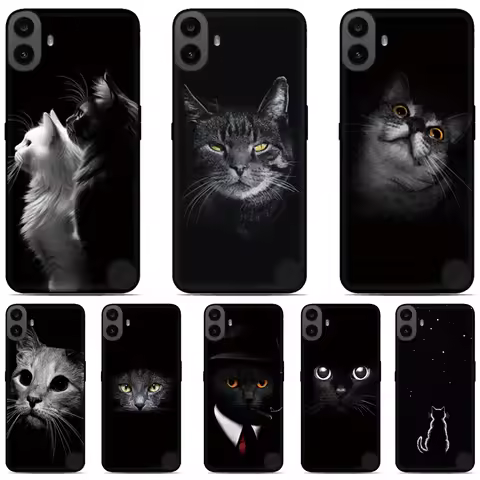 Black Cat Cover For ZTE Blade V70 V60 V50 Design 4G 5G V9 V10 V30 V40 Vita V2020 V41 Smart Nubia Z40