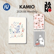 Kamio Japan Moomin Diary 2026 B6 Monthly (Starts October 2025)
