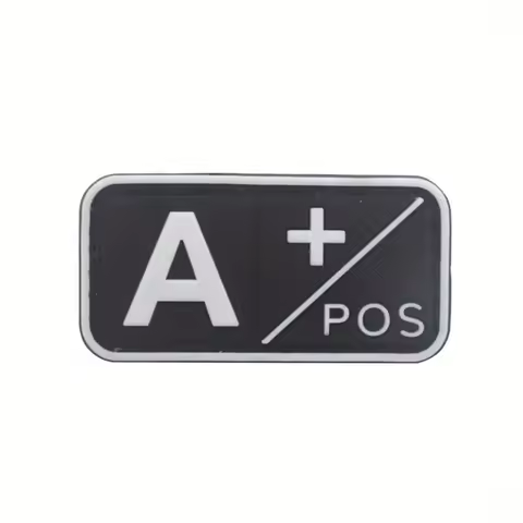 2pcs/set Black White A/B/AB/O Blood Type Positive Negative Vinyl Sticker Waterproof for Car Laptop P