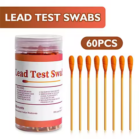 Lead Paint Test Swabs Kit: 60 Pcs Lead Test Kit Swabs, Home Lead Test Kit, Lead Check Swabs, Lead Te