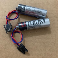 1pce ER6V AA 3.6V ER14505 PLC Industrial Control lithium Battery With Black Plug