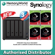 [SYNOLOGY Authorised Distributor] SYNOLOGY DS923+ 4 Bay DiskStation NAS bundle promotion with 4 x SE