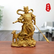 2026新款纯铜二郎神摆件杨戬铜像二郎真君神像佛像大号铜器风水工艺品Pure copper Erlang Shen ornaments Yang Jian bronze statue Erlang r