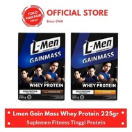Ready !!! LMEN GAIN MASS WHEY PROTEIN 225GR terbaru