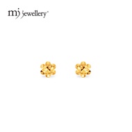 MJ Jewellery Gold Earrings S135 375 Gold & 916 Gold