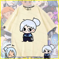 YT2 VALORANT Jett Cosplay cloth summer T-shirt Anime Short Sleeve Top YT2