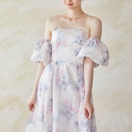 灰藍色花園禮服