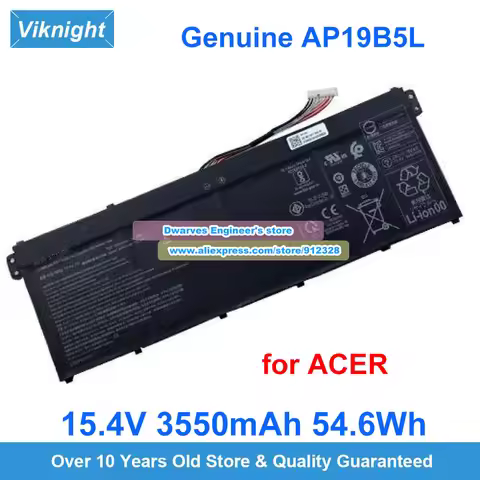 Genuine AP19B5L AP20CBL Battery AP19A5K AP18C8K AP18C4K AC14B7K AC14B8K AC14B18J For Aspire 5 A515 A