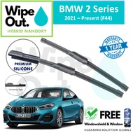 [PREMIUM] BMW 2 Series Gran Coupe 2021 - Present ( F44 ) WipeOut NANODRY SILICONE Wiper Blades (Fron