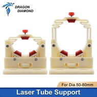 Dragon Diamond 2pcs/lot Co2 Laser Tube Holder Support Bracket Adjust Dia.50-80mm Mount Flexible Plas