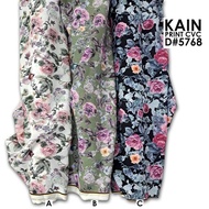 KATUN Cotton Fabric CVC Cotton Fabric/ D.5768 (Per 0.50 meters)